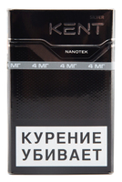 Сигареты KENT Nanotek 2,0 Silver Смола 4 мг/сиг, Никотин 0,4 мг/сиг, СО 4 мг/сиг.