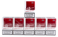Сигареты LD Red Смола 10 мг/сиг, Никотин 0,7 мг/сиг, СО 10 мг/сиг.