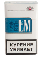 Сигареты LM Green Label Mentol Смола 6 мг/сиг, Никотин 0,4 мг/сиг, СО 7 мг/сиг.