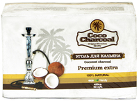 Уголь кокосовый СОСО CHARCOAL Premium Extra 450 г 50 брикетов