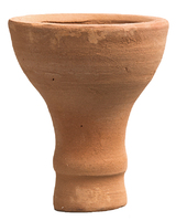 Чаша глиняная, высота 8.4 см, диаметр 7.6 см, глубина 2.6 см