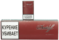 Сигареты DAVIDOFF Classic Смола 8 мг/сиг, Никотин 0,7 мг/сиг, СО 8 мг/сиг.