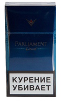 Сигареты PARLIAMENT Carat Blue Смола 5 мг/сиг, Никотин 0,5 мг/сиг, СО 4 мг/сиг.