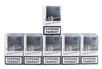 Сигареты LD Silver Смола 4 мг/сиг, Никотин 0,3 мг/сиг, СО 6 мг/сиг.
