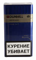 Сигареты DUNHILL Fine Cut Master Blend Смола 6 мг/сиг, Никотин 0,6 мг/сиг, СО 7 мг/сиг.