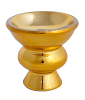 Чаша керамическая золотая