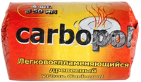 Уголь быстроразжигающийся CARBOPOL (Карбопол) 50 мм