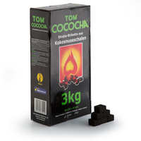 Уголь кокосовый TOM COCOCHA Big 3 кг 216 брикетов