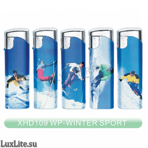 Купить Зажигалка LUXLITE XHD 109 WP WINTER SPORT-2 зимний спорт