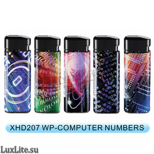Купить Зажигалка LUXLITE XHD 207 COMPUTER NUMBERS
