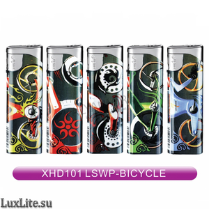 Купить Зажигалка с голограммным покрытием LUXLITE XHD 101 LSWP BICYCLE велосипед