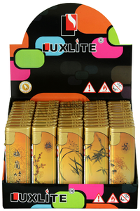 Купить Зажигалка текстурированная LUXLITE XHD 101 TWP CHINASE FOLIAGE китайская зелень