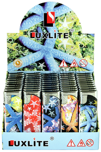 Купить Зажигалка текстурированная LUXLITE XHD 101 TWP STARFISH морские звезды