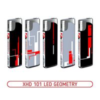 Зажигалки пьезо XHD 101 LED TWP GEOMETRY