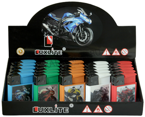 Купить Зажигалка LUXLITE XHD 8888 3D MOTO мотоциклы