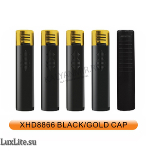 Купить Зажигалка слайдер LUXLITE XHD 8866 BLACK GOLD CAP