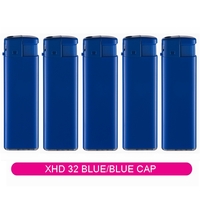 Зажигалка под рекламу XHD 32 BLUE/BLUE CAP