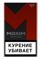 Сигареты MAXIM Premium Red Смола 10 мг/сиг, Никотин 0,7 мг/сиг, СО 10 мг/сиг.