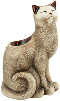 Аромалампа кошка 18см керамика