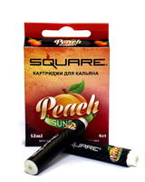Картриджи SQUARE Персик (Peach Sunrise) 4 шт 0% никотина