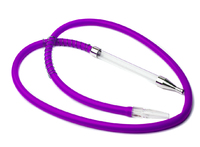 Шланг силиконовый MAGIX Spring 180см фиолетовый (стеклянный мундштук)