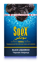 Бестабачная смесь для кальяна SOEX 50 г черная лакрица (BLACK LIQOURICE)