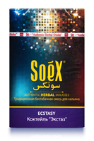 Бестабачная смесь для кальяна SOEX 50 г коктейль экстаз (ECSTASY)