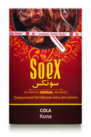 Бестабачная смесь для кальяна SOEX 50 г кола (COLA)