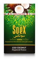 Бестабачная смесь для кальяна SOEX 50 г кокос ледяной (ICED COCONUT)