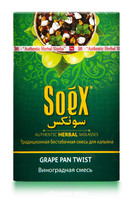 Бестабачная смесь для кальяна SOEX 50 г виноградная смесь (GRAPE PAN TWIST)