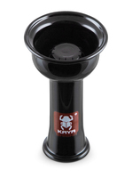 Чаша стеклянная KAYA Disc-4-tex Glaskopf Black, высота 10.9 см, диаметр 6 см, глубина 2.8 см