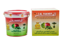 Табак AL FAKHER Two Apples with Mint Flavour (Яблоко Двойное с Мятой) 1 кг