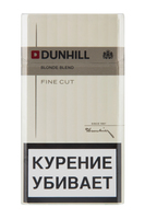 Сигареты DUNHILL Fine Cut Blonde Blend Смола 1 мг/сиг, Никотин 0,1 мг/сиг, СО 2 мг/сиг.
