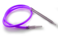 Шланг силиконовый AGER King 180см фиолетовый (пластиковый мундштук)