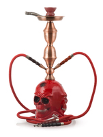 Кальян LUX Л173 60 см Red Skull (Череп светильник с зарядкой)