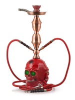 Кальян LUX Л173 60 см Red Skull (Череп светильник с зарядкой)