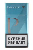 Сигареты PARLIAMENT P Blue Смола 5 мг/сиг, Никотин 0,4 мг/сиг, СО 5 мг/сиг.