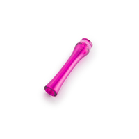 Дрип-тип (мундштук) стеклянный удлиненный фиолетовый