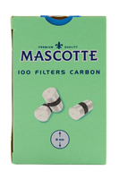Фильтры для самокруток MASCOTTE 8мм уп-100шт (угольный)