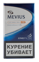 Сигареты MEVIUS LSS compact 6  Смола 6 мг/сиг, Никотин 0,5 мг/сиг, СО 6 мг/сиг.