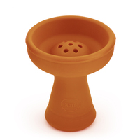 Чаша силиконовая AMY DELUXE (оранжевая) высота 9 см, диаметр 8 см, глубина 1.8 см