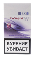 Сигареты ESSE Exchange (виноград) Смола 4 мг/сиг, Никотин 0,4 мг/сиг, СО 3 мг/сиг.
