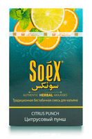 Бестабачная смесь для кальяна SOEX 50 г цитрусовый пунш (CITRUS PUNCH)