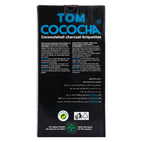 Уголь кокосовый TOM COCOCHA Flat 3 кг 360 брикетов