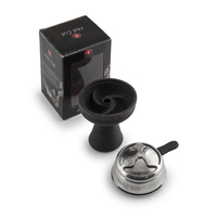 Набор AMY DELUXE Hot Cut чаша трёхкамерная (чёрная) + AMY Smoke Box