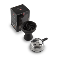 Набор AMY DELUXE Hot Cut чаша шестикамерная (чёрная) + AMY Smoke Box