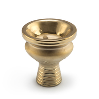 Чаша ангобированная KM керамика, золотая (высота 8 см, диаметр 7.3 см, глубина 2 см)