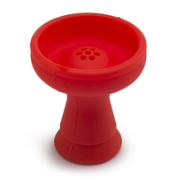 Чаша силиконовая (красная) высота 9 см, диаметр 7,5 см, глубина 19 см