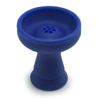 Чаша силиконовая (синяя) высота 9 см, диаметр 7,5 см, глубина 19 см