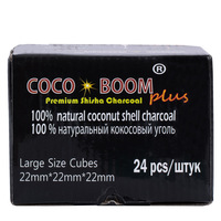 Уголь кокосовый СОСО BOOM 250 г 24 брикета